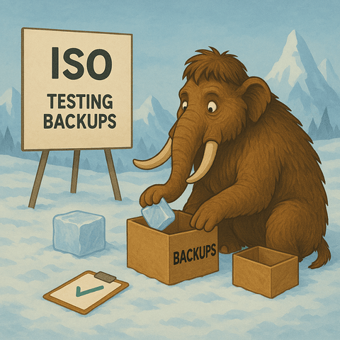 Mammoths helping verifying backups