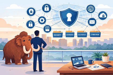 Fractional CISO and security leadership illustration
