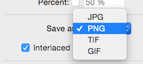 Filetypes screenshot