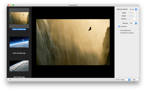 quickScale screenshot