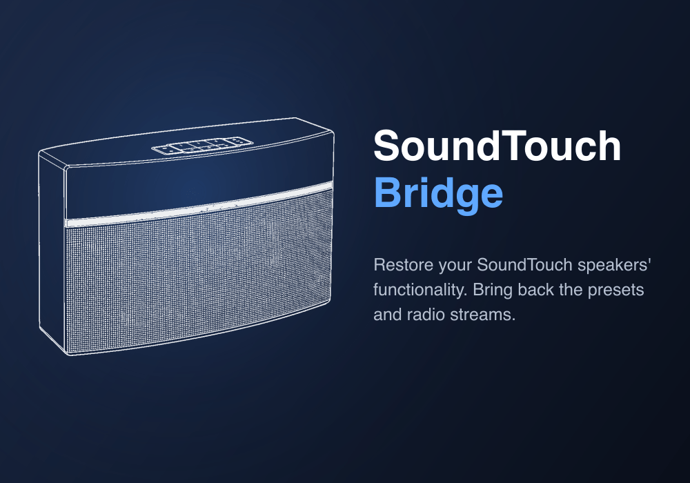 SoundTouch Bridge Homey app card artwork